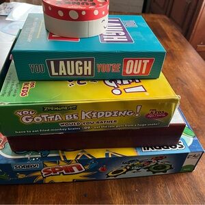 Board Game Bundle with Colorful Boxes